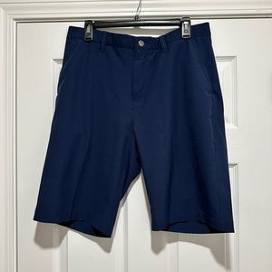 MEN’S ADIDAS KNEE LENGTH GOLF SHORTS NAVY - SIZE 34